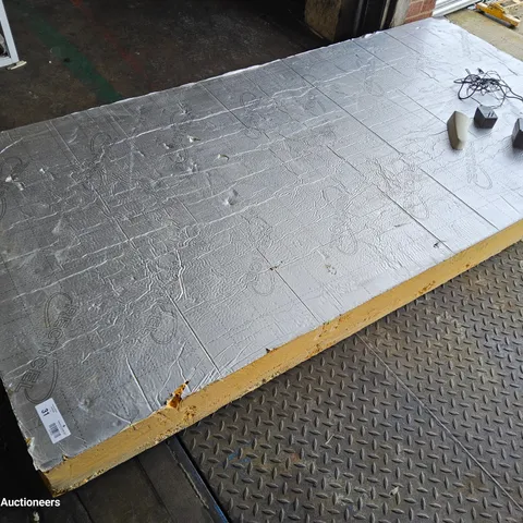 TWO LARGE FOAM INSULATION PANELS FOIL FACED