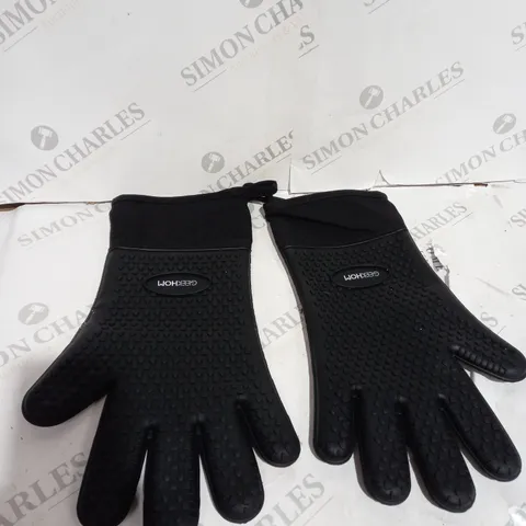 GEEKHOM BLACK SILICONE GLOVES 