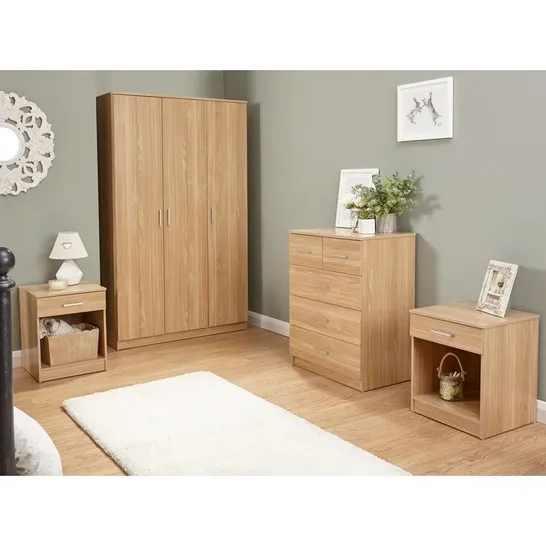 BOXED CHARENTS 4 PIECE BEDROOM SET (4 BOXES)