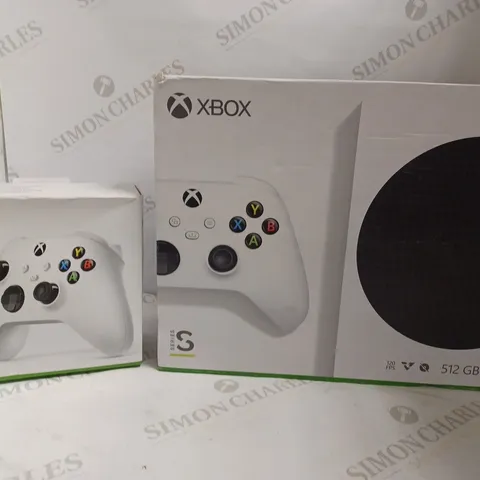 XBOX SERIES S GAMES CONSOLE WITH SPARE CONTROLLER - ROBOT WHITE