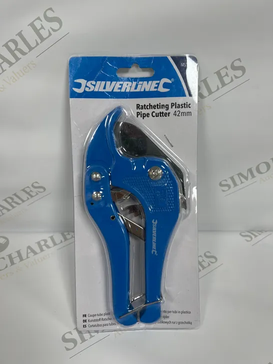 SILVERLINE RATCHETING PLASTIC PIPE CUTTERS 42MM