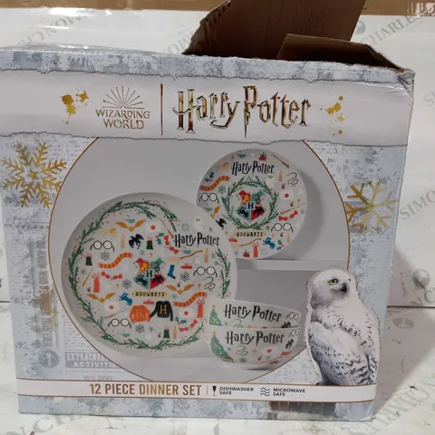 WIZARDING WORLD HARRY POTTER 12 PIECE DINNER SET