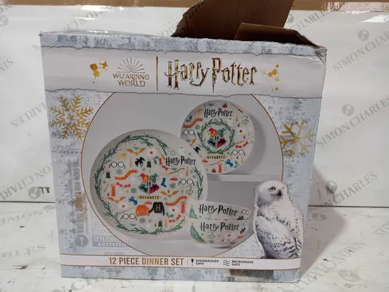 WIZARDING WORLD HARRY POTTER 12 PIECE DINNER SET