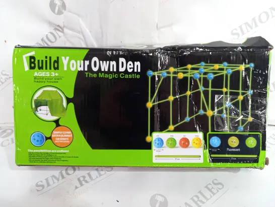 BOXED BUILD YOUR OWN DEN THE MAGIC CASTLE 