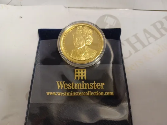 WESTMINSTER COLLECTION 90TH BIRTHDAY COLLECTABLE COIN