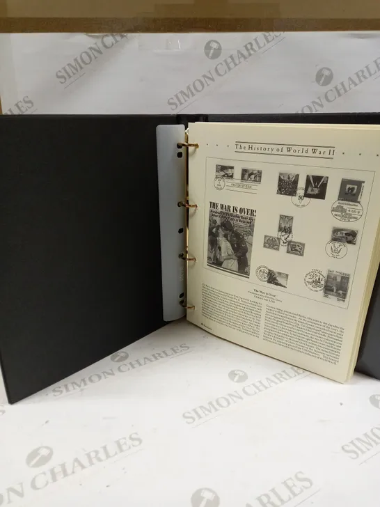 THE HISTORY OF WW2 STAMP & COIN COLLECTION HARD BACK BOOK