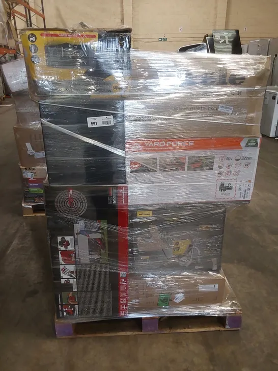 PALLET OF APPROXIMATELY 13 UNPROCESSED RAW RETURN HOUSEHOLD AND ELECTRICAL GOODS TO INCLUDE;