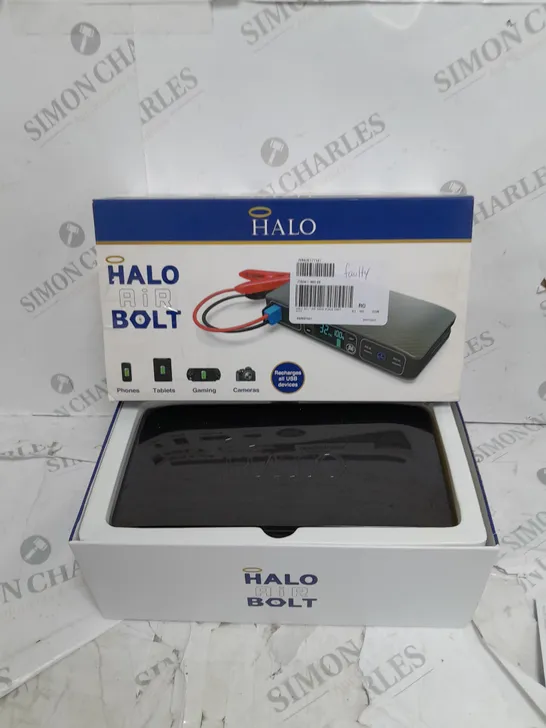 HALO BOLT AIR 58830 PORTABLE CHARGER WITH CAR JUMP STARTER & TYRE PUMP