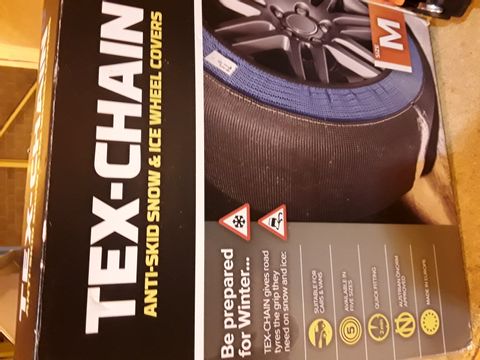 TEX-CHAIN ANTI SKID SNOW & ICE TYRE COVERS