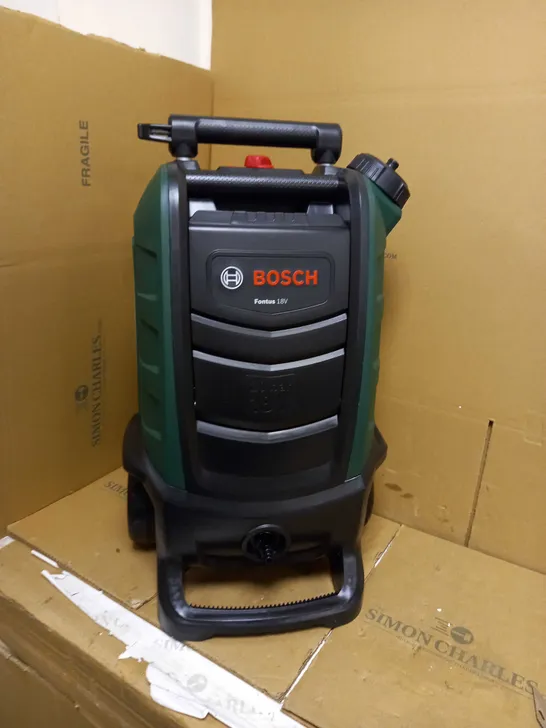 BOSCH CORDLESS OUTDOOR PRESSURE WASHER FONTUS 18V