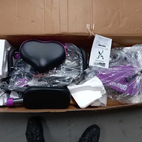 BOXED FITQUEST FLEX EXPRESS EXERCISE BIKE, PURPLE [COLLECTION ONLY]