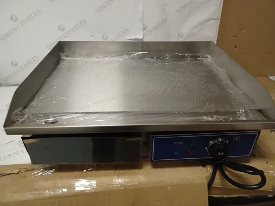 ELECTRIC GRIDDLE COMMERCIAL COUNTER TOP STAINLESS STEEL HOT PLATE KITCHEN GRILL