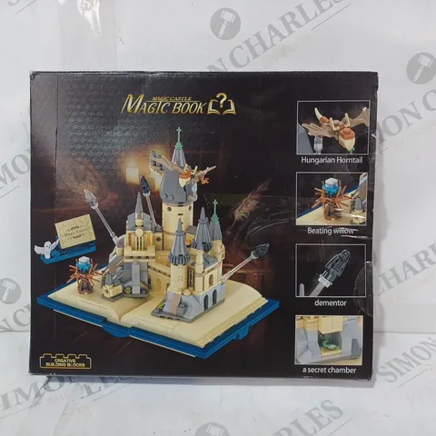 BOXED MAGIC CASTLE MAGIC BOOK BUILDING BLOCKS KIT