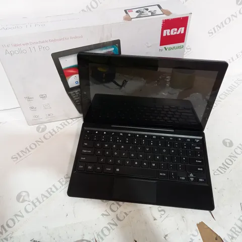 BOXED VENTURER APOLLO 11 PRO 11.6” TABLET WITH DETACHABLE KEYBOARD- 32 GB