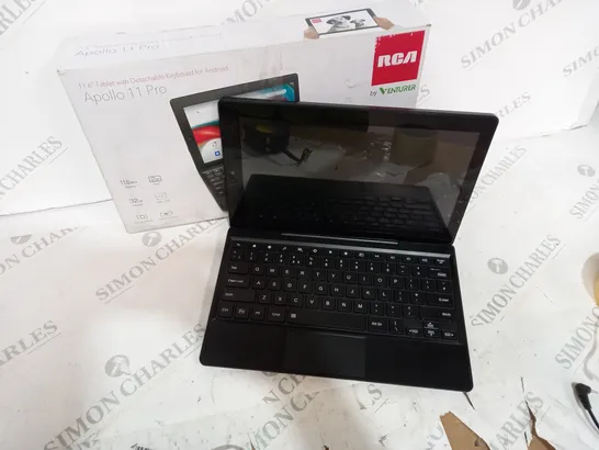 BOXED VENTURER APOLLO 11 PRO 11.6” TABLET WITH DETACHABLE KEYBOARD- 32 GB