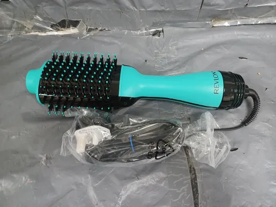 BOXED REVLON SALON HAIR DRYER AND VOLUMISER - TEAL RRP £49.99