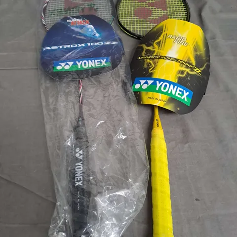 2 YONEX BADMINTON RACKETS