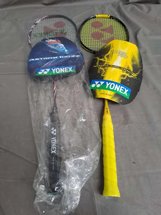 2 YONEX BADMINTON RACKETS