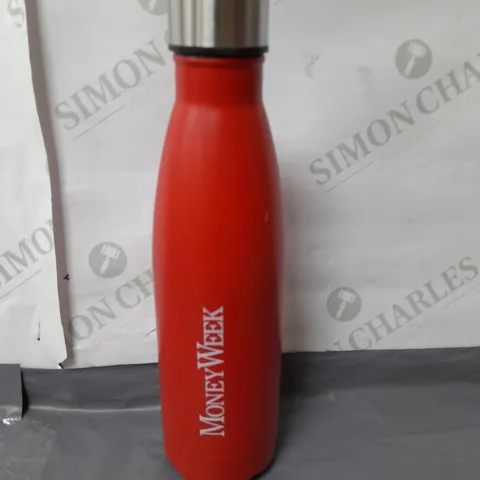 BOXED 304 STAINLESS STEEL DOUBLE WALL INSULATED DRINKING BOTTLE RED  