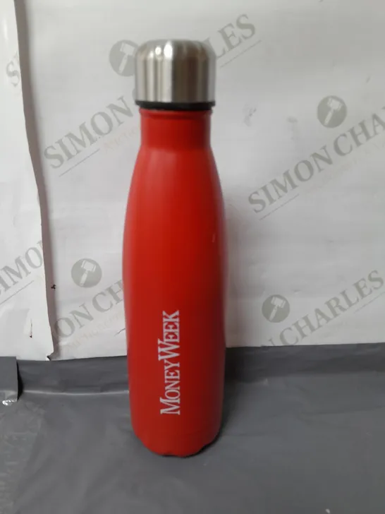 BOXED 304 STAINLESS STEEL DOUBLE WALL INSULATED DRINKING BOTTLE RED  