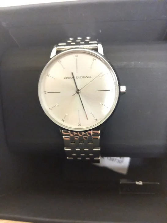 BOXED ARMANI EXCHANGE LADIES TRADITIONAL WRIST WATCH