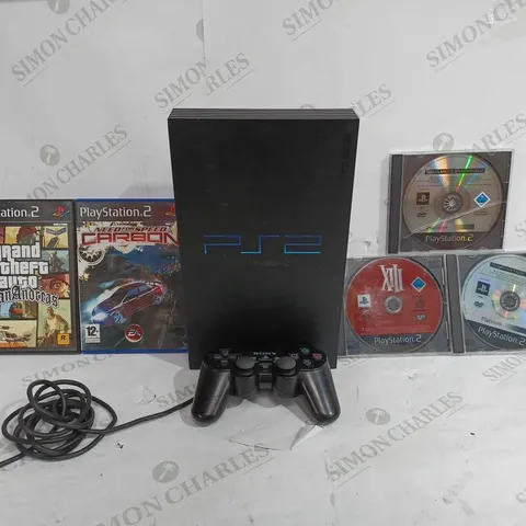 PS2 CONSOLE WITH CONTROLLER