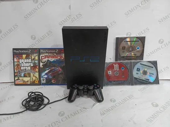 PS2 CONSOLE WITH CONTROLLER