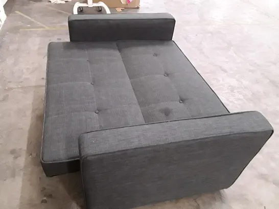 QUALITY DESIGNER OTTO SOFA BED - GREY FABRIC 