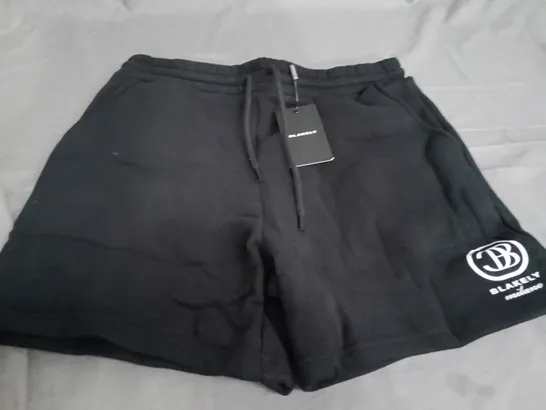 BLAKELY BLACK JOGGER SHORTS - LARGE