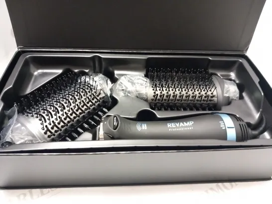 BOXED REVAMP PROFESSIONAL PROGLOSS VOLUME AND STYLE 1000W HOT BRUSH STYLER