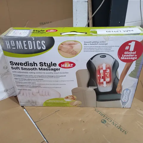 HOMEDICS SWEDISH STYLE SOFT SMOOTH MASSAGER