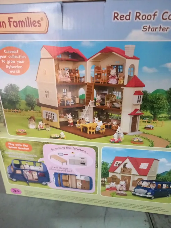 APPROXIMATELY 6 BRAND NEW BOXED SYLVANIAN FAMILIES RED ROOF COSY COTTAGE STARTER HOME