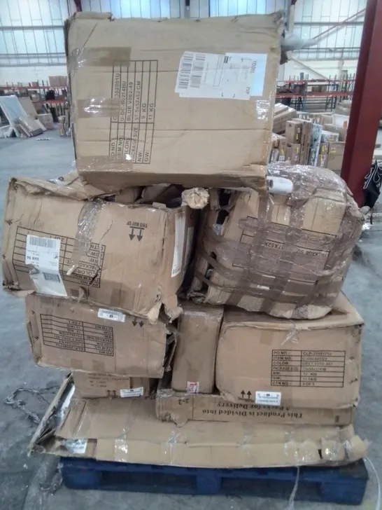 PALLET OF ASSORTED FURNITURE AND UPHOLSTERY PARTS