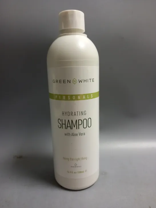 BOX OF APPROX 30 GREEN N WHITE HYDRATING SHAMPOO - COLLECTION ONLY