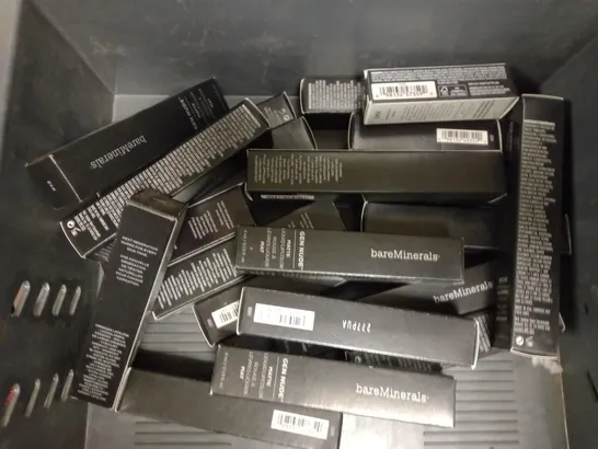 LOT OF APPROXIMATELY 20 BAREMINERALS LIP MAKE UP ITEMS