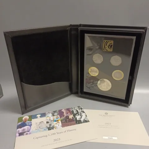 BOXED THE ROYAL MINT 1100 YEARS OF HISTORY 2023 UNITED KINGDOM PROOF COIN SET 