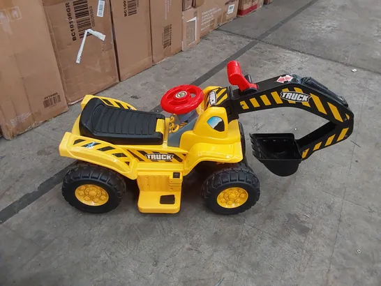 CHILDREN'S RIDE-ON DIGGER 