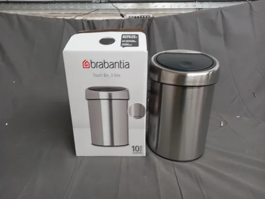 BRABANTIA TOUCH BIN - 3 LITRE