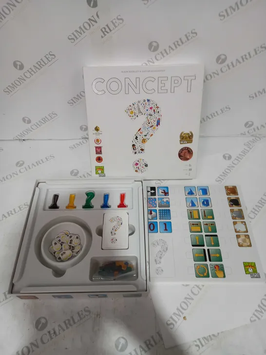 BOXED 'CONCEPT' BOARD GAME BY ALAIN RIVOLLET AND GAETAN BEAUJANNOT