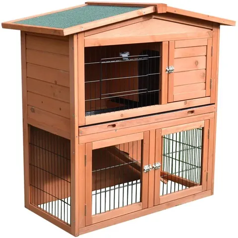 BOXED COLEMAN RABBIT HUTCH 