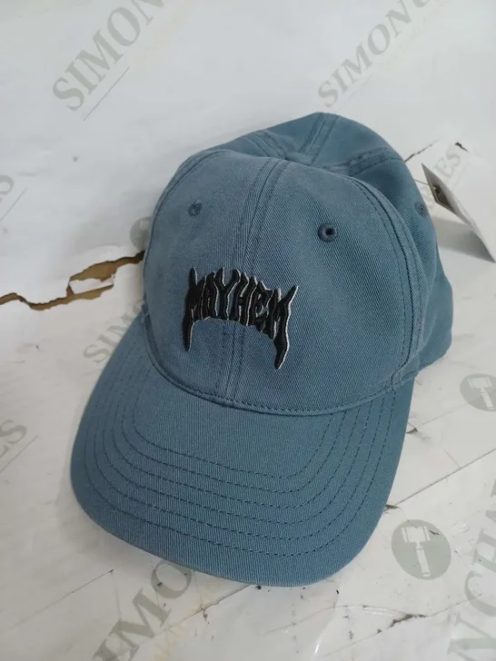 ...LOST MAYHEM LIGHT BLUE HAT 