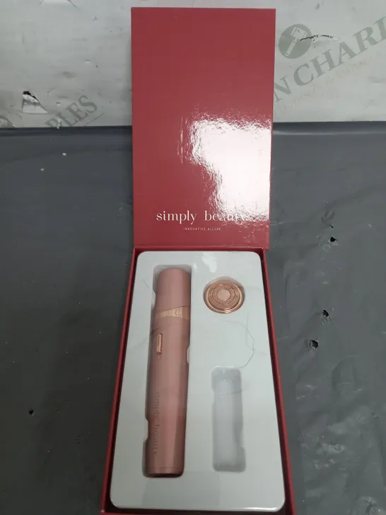 BOXED SIMPLY BEAUTY SINGLE HAIR EPILATOR IN ROSE GOLD