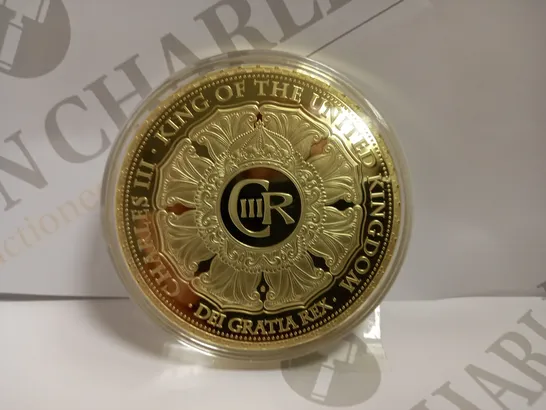 KING CHARLES III GOLD COMMEMORATIVE COIN