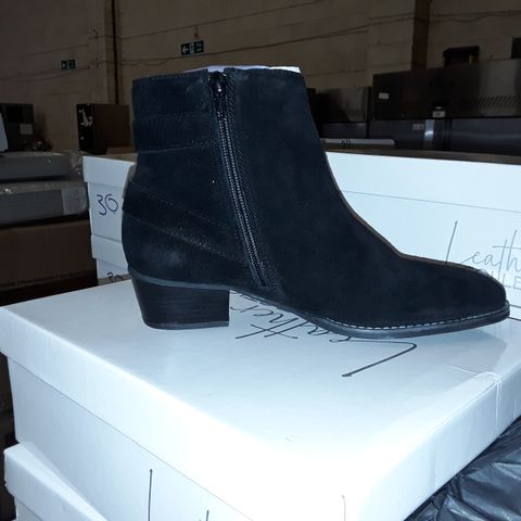 BOXED STEFF LOT OF 3 IDEAL BLACK SIZE 5 ANKLE BOOTS 