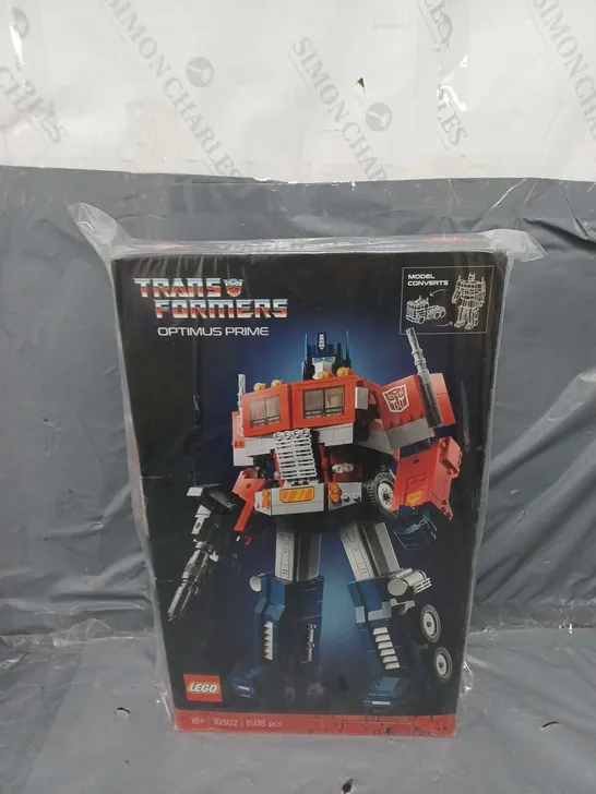 BOXED LEGO TRANSFORMERS OPTIMUS PRIME 10302 RRP £149