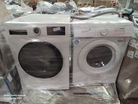 BOSCH SERIES 6 WASHING MACHINE 9KG WHITE AND COMFEE FREESTANDING WASHING MACHINE 7KG WHITE - UNPROCESSED RAW RETURNS 