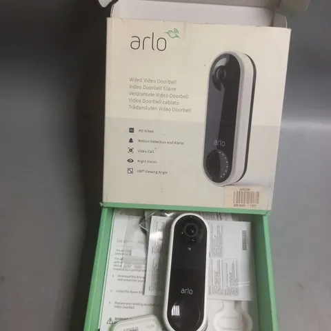 BOXED ARLO SMART WIRED VIDEO DOORBELL