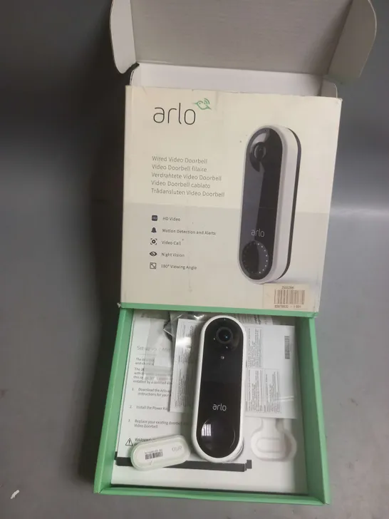 BOXED ARLO SMART WIRED VIDEO DOORBELL