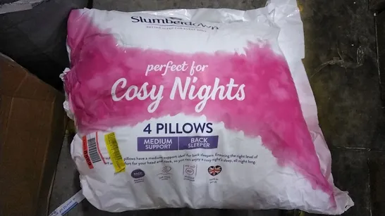 BAGGED SLUMBERDOWN COSY NIGHTS MEDIUM SUPPORT BACK SLEEP 