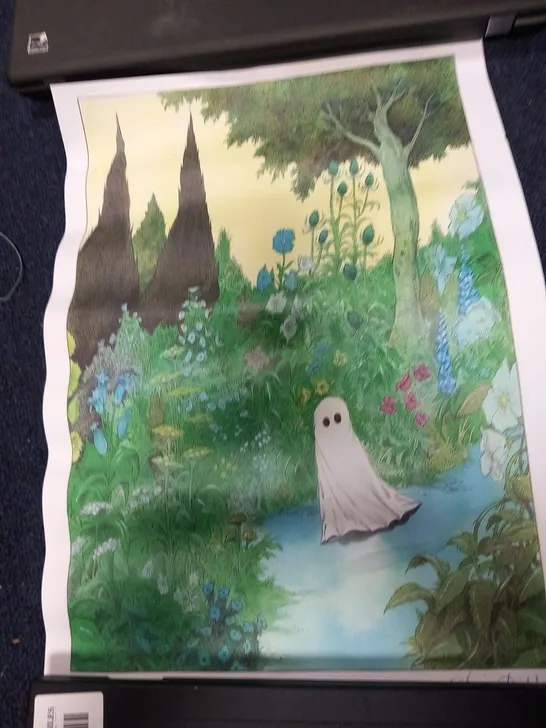 CHRIS RIDDELL GARDEN GHOST SIGNED PRINT